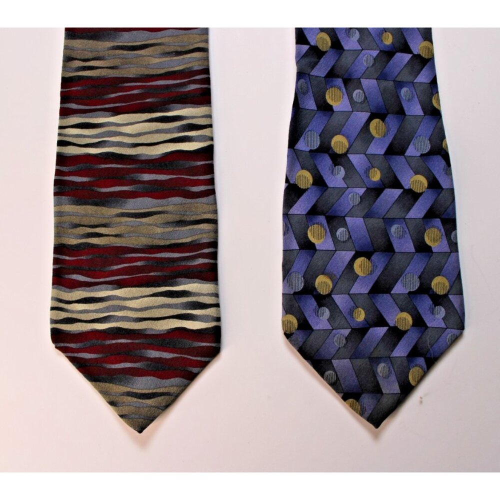 Grateful Dead Retro Silk Tie 2-Piece Set Multicolor Psychedelic Music Art